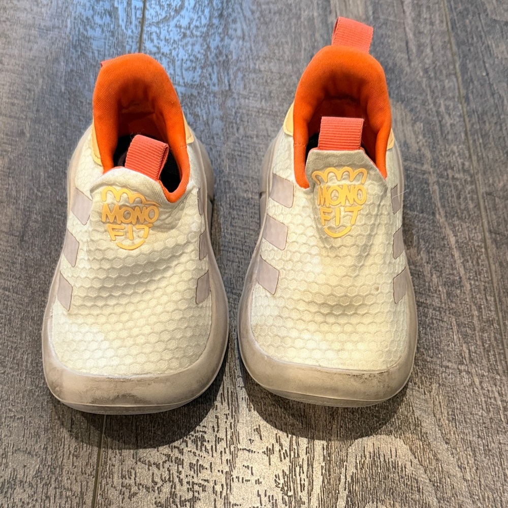 Kids Shoes - White and Orange